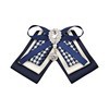 Femme noeud papillon/tête fleur teint en fil de polyester noeud papillon