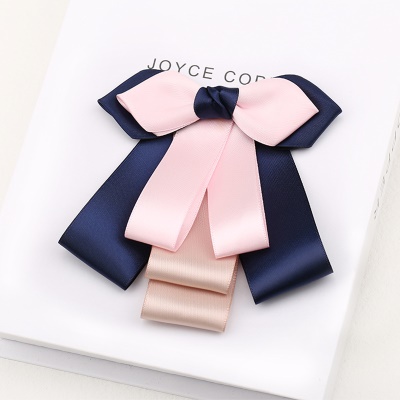 Nœud papillon/arc de soie de polyester décoratif avec des fleurs de tête pour femmes