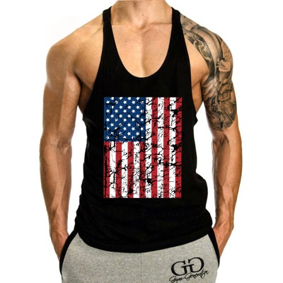 Gilet de fitness T-shirt ample sans manches