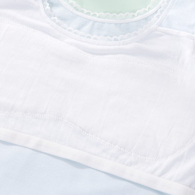 Soutien-gorge fille sous-vêtements dentelle bord léger et respirant intégré en coton mezzanine