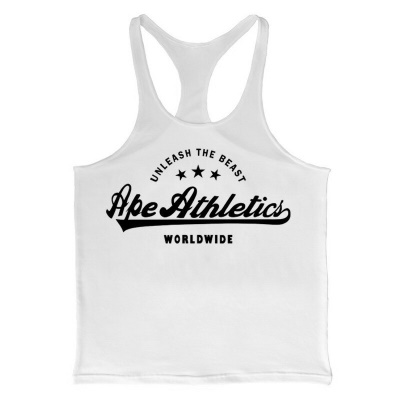 Gilet de sport pour hommes Loose Sling Letter Print
