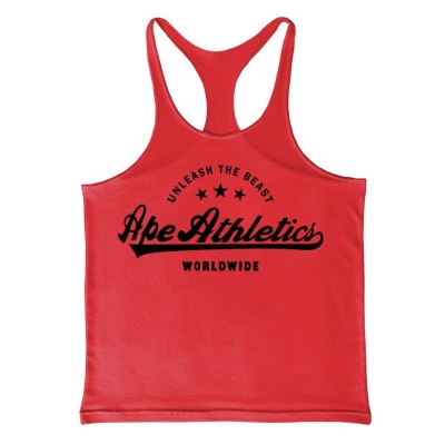 Gilet de sport pour hommes Loose Sling Letter Print