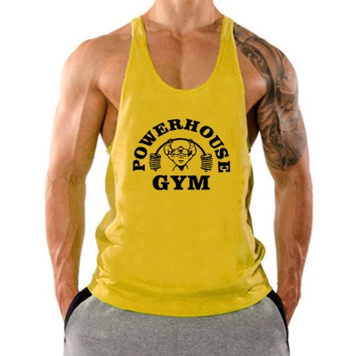 Gilet en I T-shirt sans manches Vêtements de fitness amples