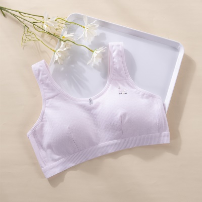 soutien-gorge lingerie sans acier anneaux coton doux et confortable