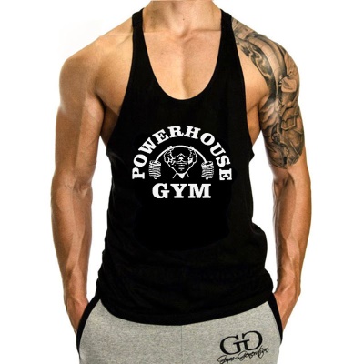 Gilet en I T-shirt sans manches Vêtements de fitness amples