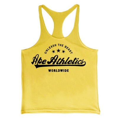Gilet de sport pour hommes Loose Sling Letter Print