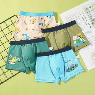 Boxer en coton de Xinjiang pour les petits et les grands culottes