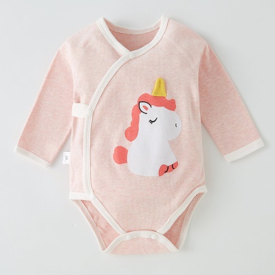 Combinaison bébé en coton shudup patte oblique simple boutonnage respirant