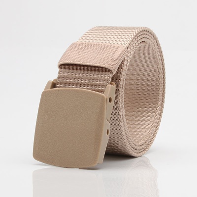 Ceinture femme en nylon respirant boucle en plastique