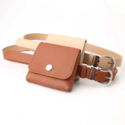 Ceinture pour femmes avec petit emballage amovible