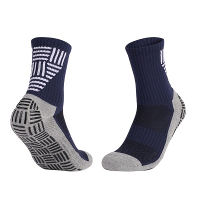 Chaussettes de football à tube moyen distribuent anti-dérapant épaissir le fond de la serviette
