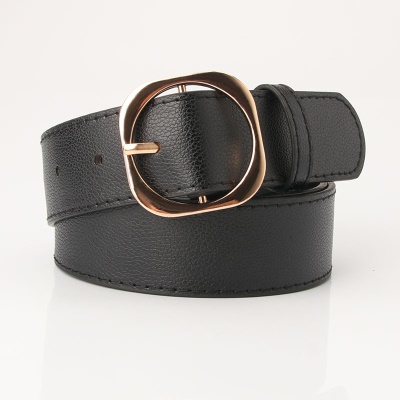 Ceinture décorative polyvalente pour femmes avec motif litchi