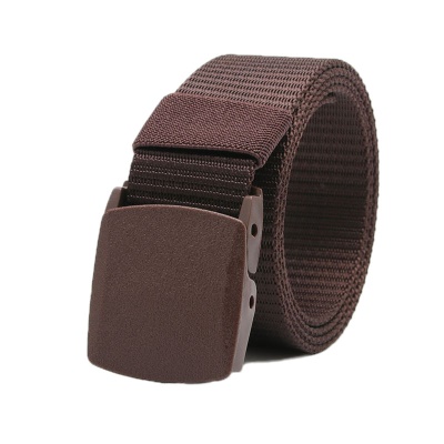 Ceinture femme en nylon respirant boucle en plastique