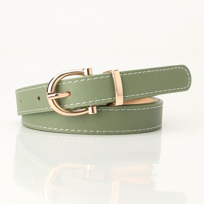 Ceinture pour femmes Ceinture fine boucle aiguille boucle en alliage