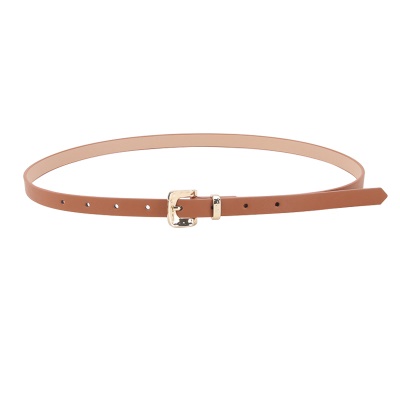 Ceinture pour femmes Ceinture fine avec boucle carrée en alliage