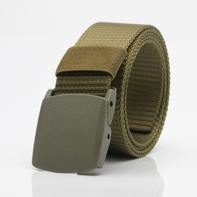 Ceinture femme en nylon respirant boucle en plastique