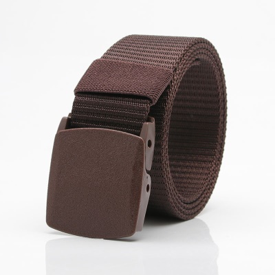 Ceinture femme en nylon respirant boucle en plastique