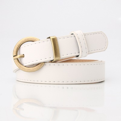 Ceinture de pantalon pour femmes avec boucle à aiguille décorative