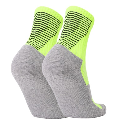 Chaussettes de football mi-cylindre anti-dérapant et épaissies sous serviette