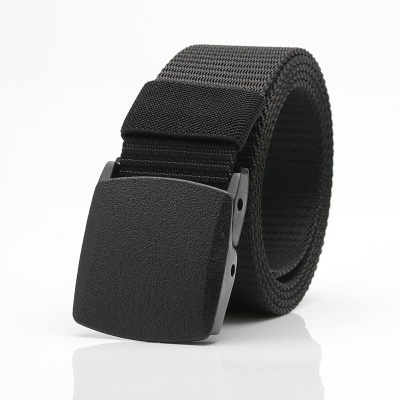 Ceinture femme en nylon respirant boucle en plastique