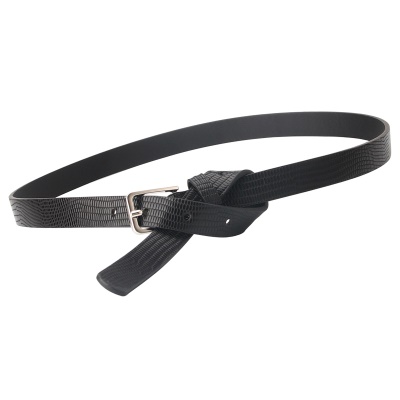 Ceinture pour femmes imprimé léopard/zèbre en alliage boucle aiguille en cuir PU