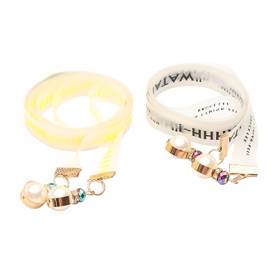 Ceinture en cuir pour femmes TPU doux ceinture avec décoration de perles