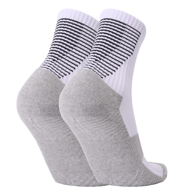 Chaussettes de football mi-cylindre anti-dérapant et épaissies sous serviette
