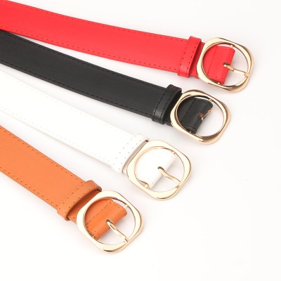Ceinture décorative polyvalente pour femmes avec motif litchi