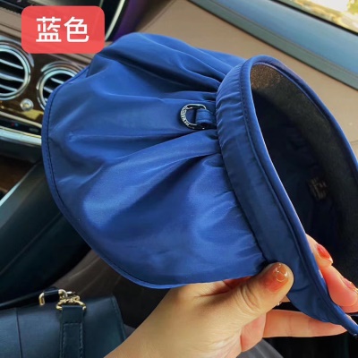 Casquette de tennis pour femmes avec protection UV et protection solaire pliable toit vide