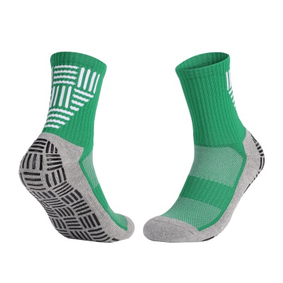 Chaussettes de football à tube moyen distribuent anti-dérapant épaissir le fond de la serviette
