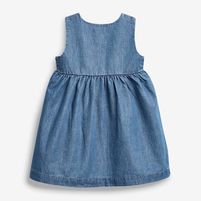 Robes pour filles jupes en jean à manches courtes