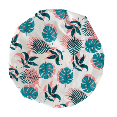 Bonnet de bain Fashion Feuilles Fleurs
