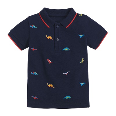 T-shirt enfant manches courtes en tricot POLO