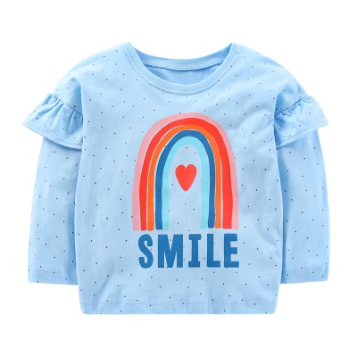 T-shirt manches longues mignon pour fille