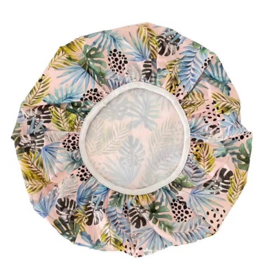 Bonnet de bain de soin de type feuille