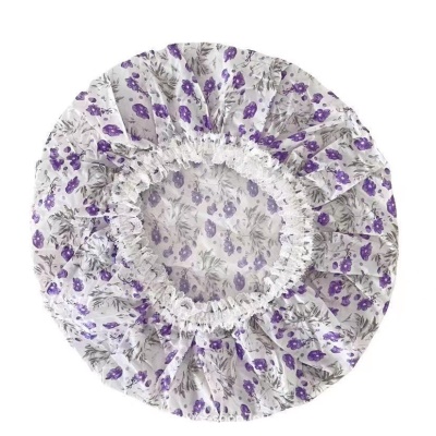 Bonnet de bain floral en dentelle