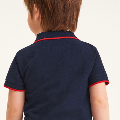 T-shirt enfant manches courtes en tricot POLO