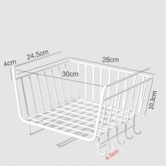 Casier de rangement de cuisine à coulisse suspendu