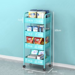 Etagère mobile de rangement multiniveau