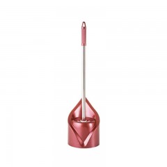 Brosse de toilette à support et réservoir de retention
