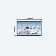 Téléviseur à écran tactile 85 pouces  système windows