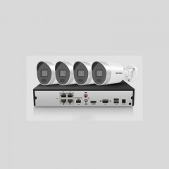 Système de surveillance Kit caméras de 5 méga pixels HD noir et blanc vision nocturne