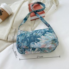 Sac à bandoulière  à motif irrégulier pour femme