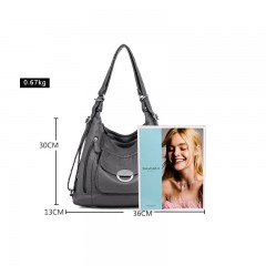 Sac à main  femme style bandoulière  et à dos en cuir PU