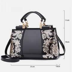 Sac à main pour  femme brodé avec paillettes