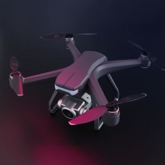 Drone aérien 4K double caméra GPS