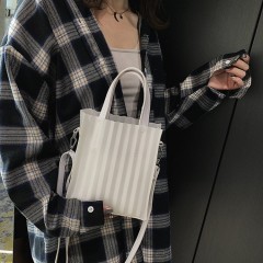 Sac à main pour femme à rayures simples