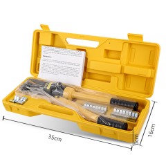 Pince à sertir hydraulique pour câbles de batterie Pression max 10 tonnes 4~70m㎡