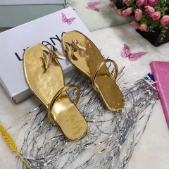 Pantoufles pour femmes avec  ornements papillon et housse orteil