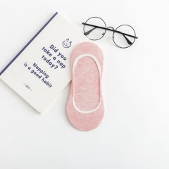 Chaussettes invisibles à couleur unie pour femmes